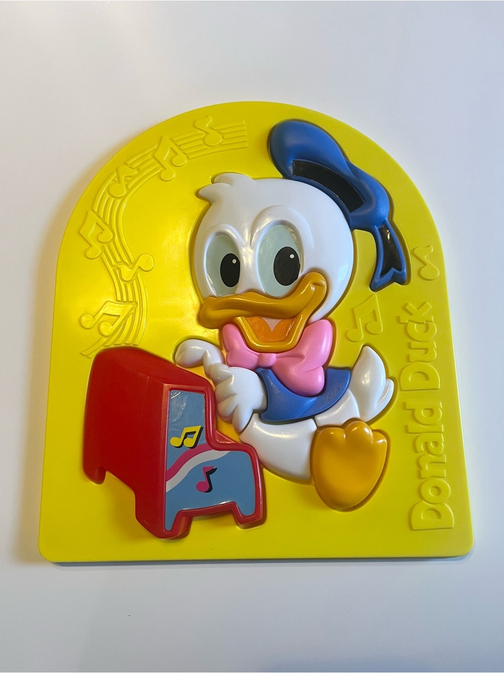 Vintage 1984 Disney Donald Duck Baby ARCO Self Correcting Toddler Puzzle